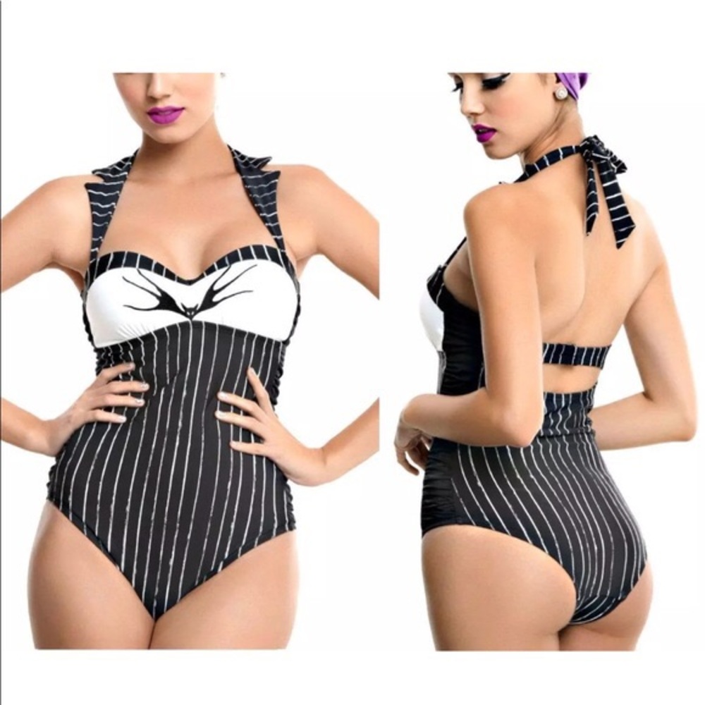 Nightmare Before Christmas-one piece swimsuit